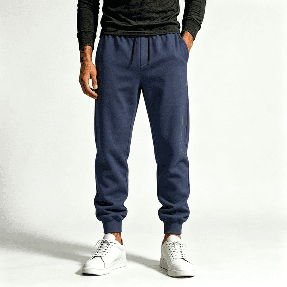 LIBRCLO Mens Sweatpants with Pockets Baggy Jogger Fleece Sweatpants Elastic Open Bottom Casual Athletic Sweat Pants