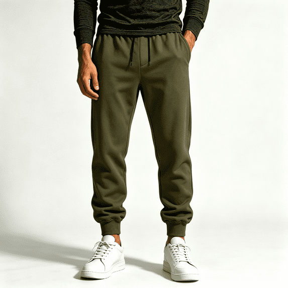 LIBRCLO Mens Sweatpants with Pockets Baggy Jogger Fleece Sweatpants Elastic Open Bottom Casual Athletic Sweat Pants