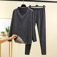 thumbnail image 1 of LIBRCLO Pajama Sets for Women 2PC V-Neck Long Sleeve Velvet Top with Pants, Soft Warm Loungewear Set, 1 of 6