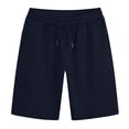 thumbnail image 1 of LIBRCLO Mens Shorts Elastic Waist Drawstring Athletic Sweat Shorts with Pockets for Casual Gym Beach, 1 of 2