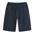 thumbnail image 1 of LIBRCLO Mens Shorts Elastic Waist Drawstring Athletic Sweat Shorts with Pockets for Casual Gym Beach, 1 of 2