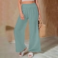 thumbnail image 1 of LIBRCLO Sweatpants for Women with Pockets Outdoor Comfortable Fall Winter Solid Color Wide Leg Stretch Casual Breathable High Waist Straight Jogger Pants for Workout,Running, 1 of 5