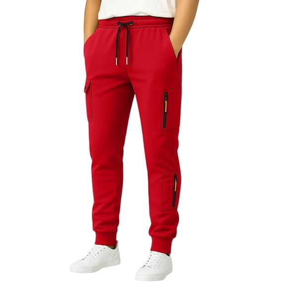 LIBRCLO Sweatpants for Men with Pockets Fit Workout Stretchy Loose Fall Breathable Solid Color Jogger Pants for Jogging,Workout,Running