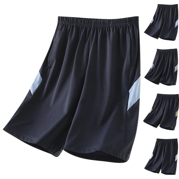 LIBRCLO Swim Trunks for Kids Boys Lightweight Quick Dry Board Shorts with Pockets Mesh Breathable Summer Hawaii Beach Shorts Blue 7 Years