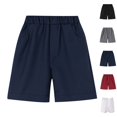 thumbnail image 1 of LIBRCLO Swim Trunks for Kids Boys Thin Quick Dry Summer Board Shorts with Pockets Breathable Lightweight Beach Athletic Shorts Navy 8 Years, 1 of 3