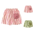 thumbnail image 1 of LIBRCLO Swim Trunks for Toddler Boys Casual Quick Dry Striped Board Shorts Lightweight Breathable Summer Hawaii Beach Shorts Hot Pink 2 Years, 1 of 4