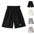 thumbnail image 1 of LIBRCLO Swim Trunks for Toddler Boys Lightweight Quick Dry Beach Shorts Breathable Elastic Waist Summer Hawaii Board Shorts Black 130, 1 of 4