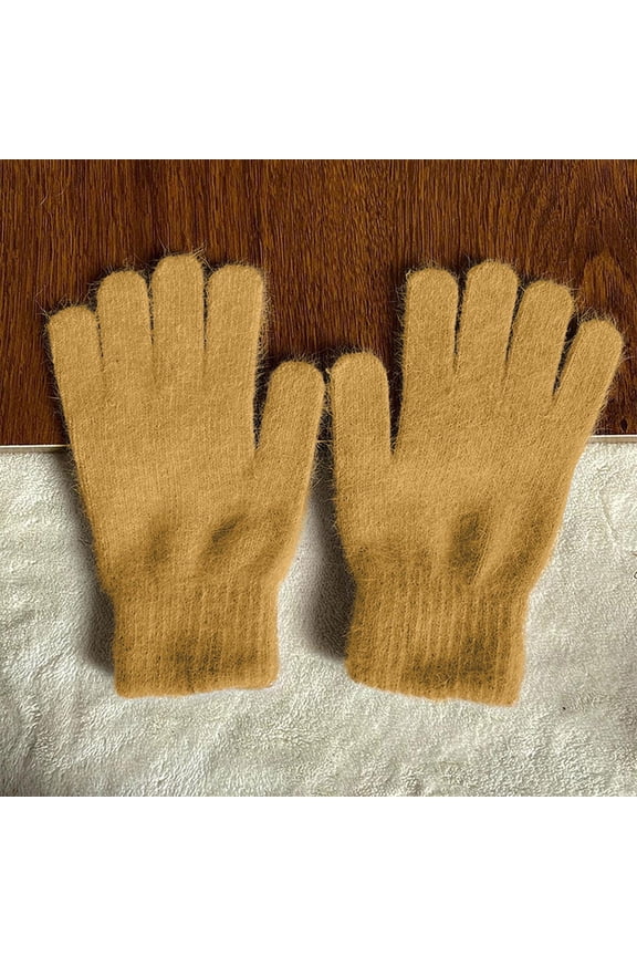 Winter Casual Warm Furry Winter Gloves for Women for Couples