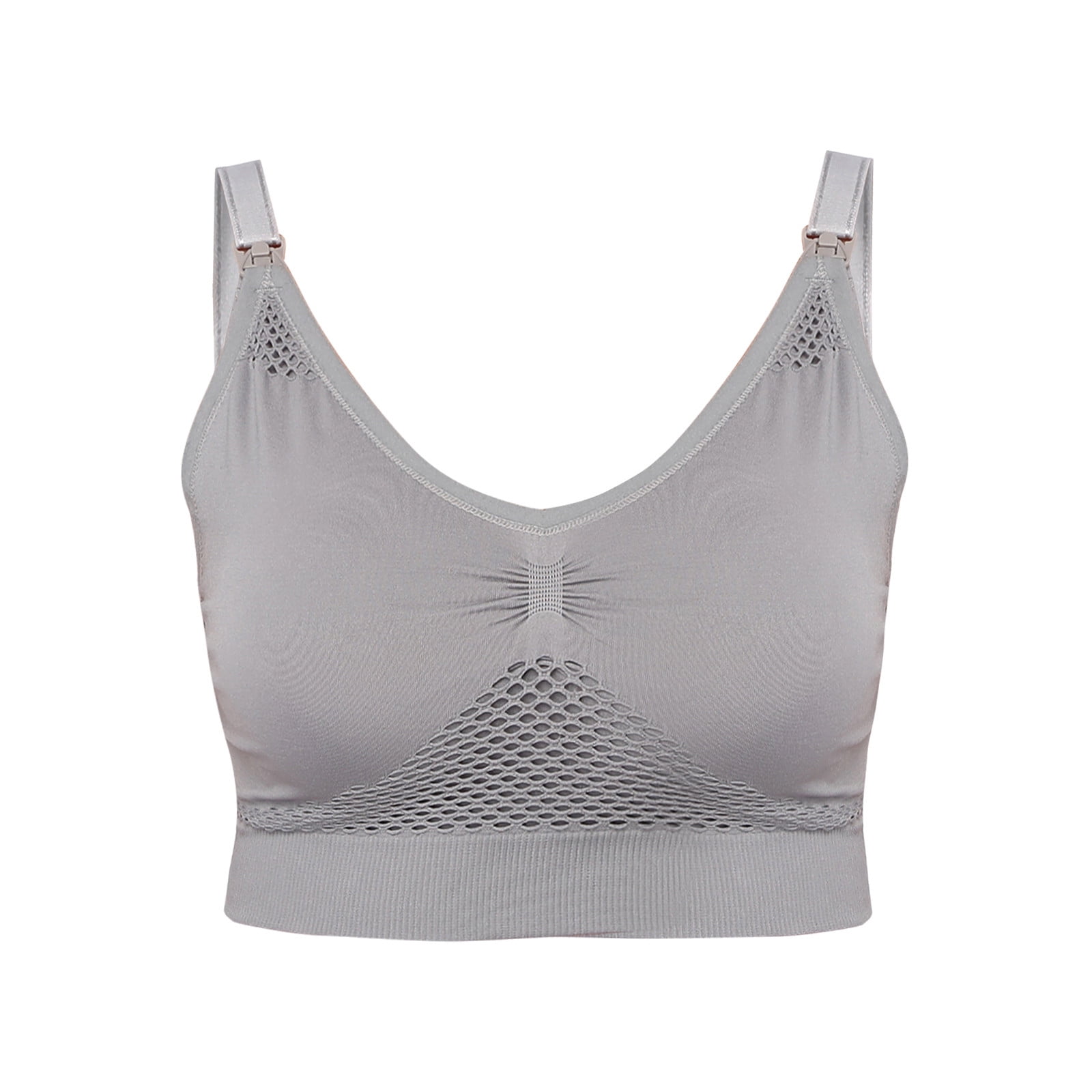 LIBRCLO Womens 2023 Clear Strap Bra Wireless Invisible Dance Bra Backless Low Back Bra No Sponge