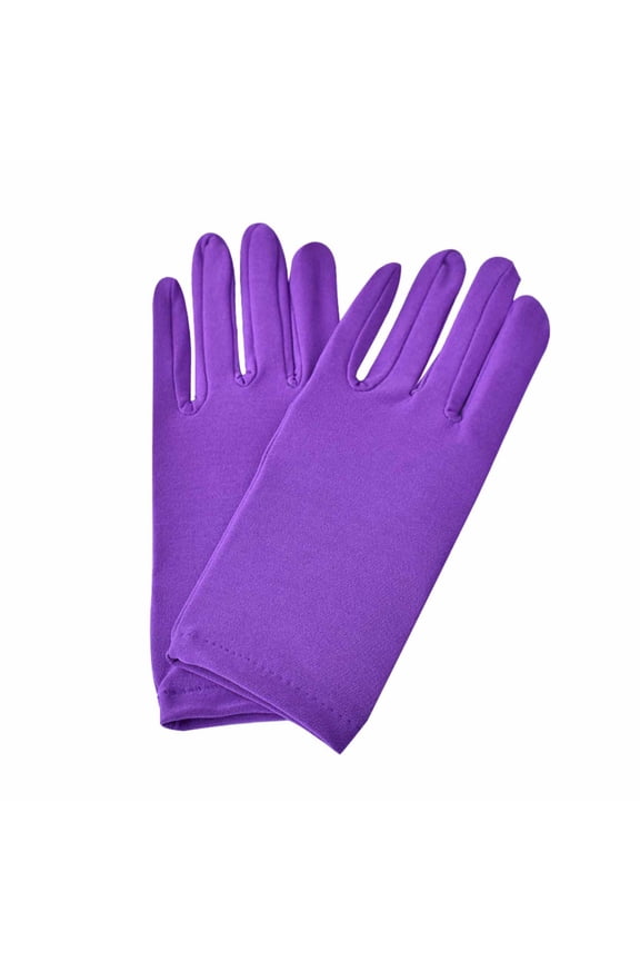 Womens Gloves Elastic Cycling Sun Protection Hand Protection Thin Style Etiquette Performance Milk Silk Dance Gloves