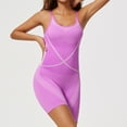 thumbnail image 1 of LIBRCLO Womens Shapewear Bodysuits Sleeveless Tummy Control Bodysuit Adjustable Shoulder Strap Tight Fitting Hip Lifting and Shaping Jumpsuits, 1 of 8