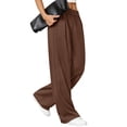 thumbnail image 1 of LIBRCLO Womens SweatPants with Pockets High Waist Wide Leg pants Solid Color Casual Fall Athletic SweatPants, 1 of 5