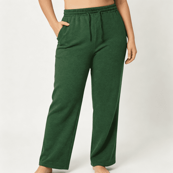 LIBRCLO Plus Size Sweatpants for Women with Pockets, Casual Lounge Pants Elastic Waist Drawstring Workout Baggy Sweatpants