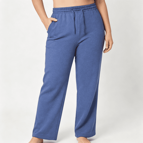 LIBRCLO Plus Size Sweatpants for Women with Pockets, Casual Lounge Pants Elastic Waist Drawstring Workout Baggy Sweatpants