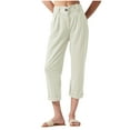 thumbnail image 1 of LIBRCLO Womens Sweatpants with Pockets Solid Color Pants Elastic Waist Casual Fleece Jogger Pants for Fall, 1 of 8