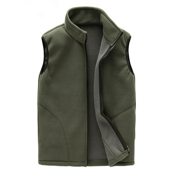 LIBRCLO Womens Vests Outerwear Fleece Sleeveless Jacket for Winter Soft Warm Casual Coat with Pockets
