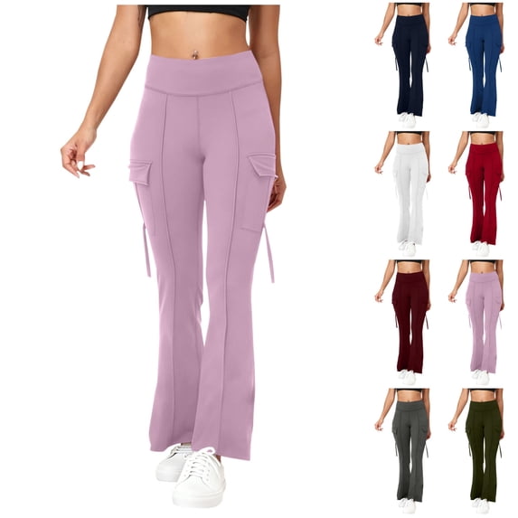 LIBRCLO Yoga Pants for Women High Waisted Workout Exercise Pants with Pockets Casual Sports Leggings