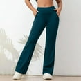 thumbnail image 1 of LIBRCLO Womens Yoga Pants with Pockets Leggings High Waist Slim-Leg Workout Casual Pants Green S, 1 of 8