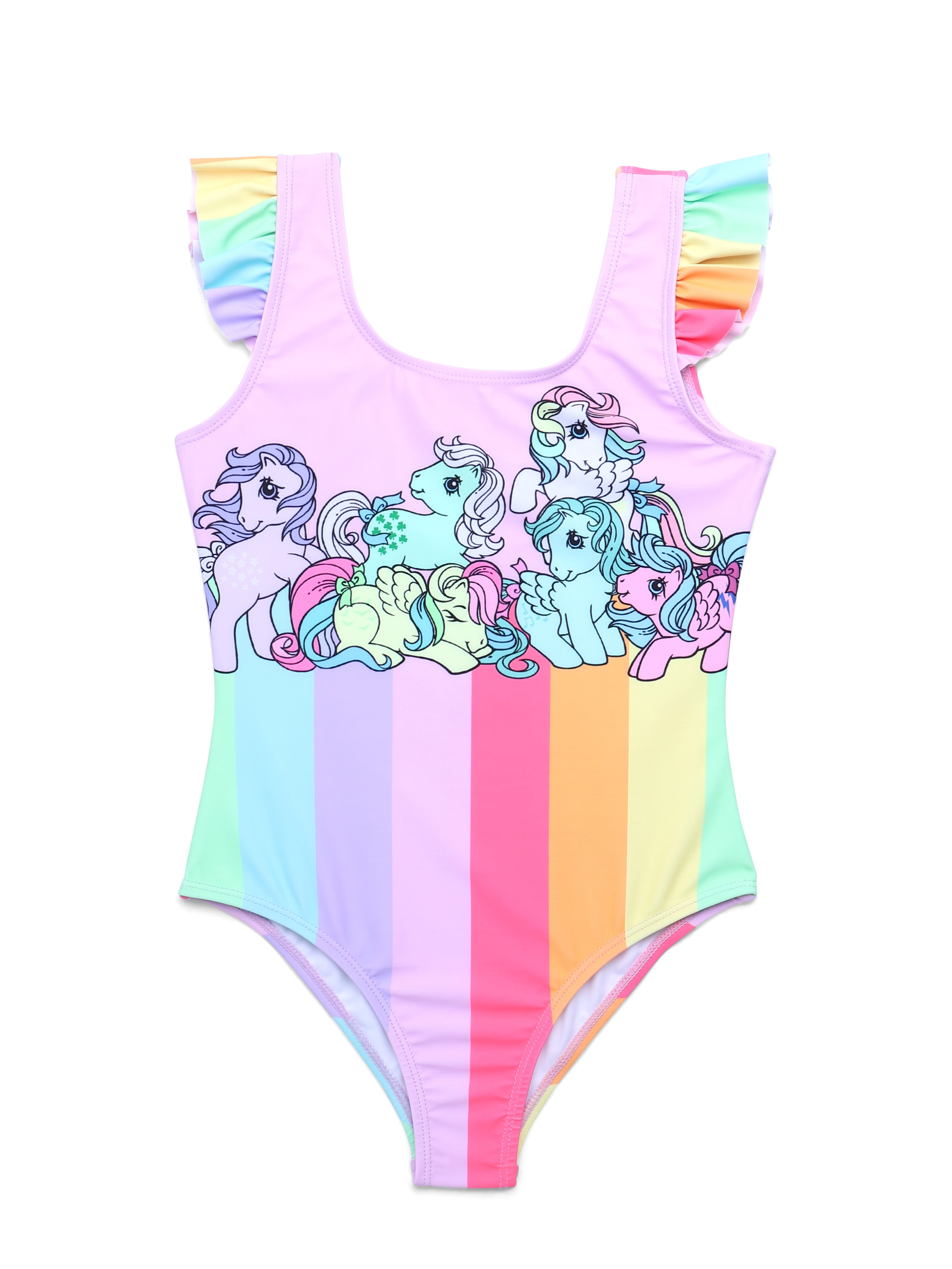 My Little Pony Girls One-Piece Swimsuit, Sizes 4-8 Walmart