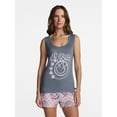 thumbnail image 1 of Blink-182 Women's Tank Top and Shorts Pajama Set, 2-Piece, Sizes XS-3XL, 1 of 5