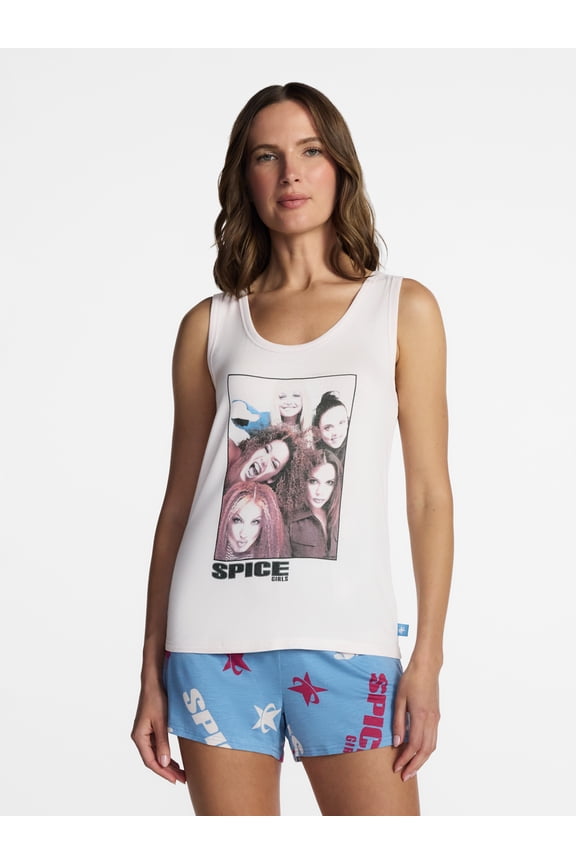 Women's Tank Top and Shorts Pajama Set, 2-Piece, Sizes XS-3XL
