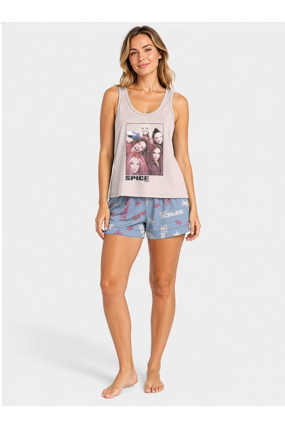 LIC Ladies Spice Girls 2pc pajama set, Sizes XS-3XL