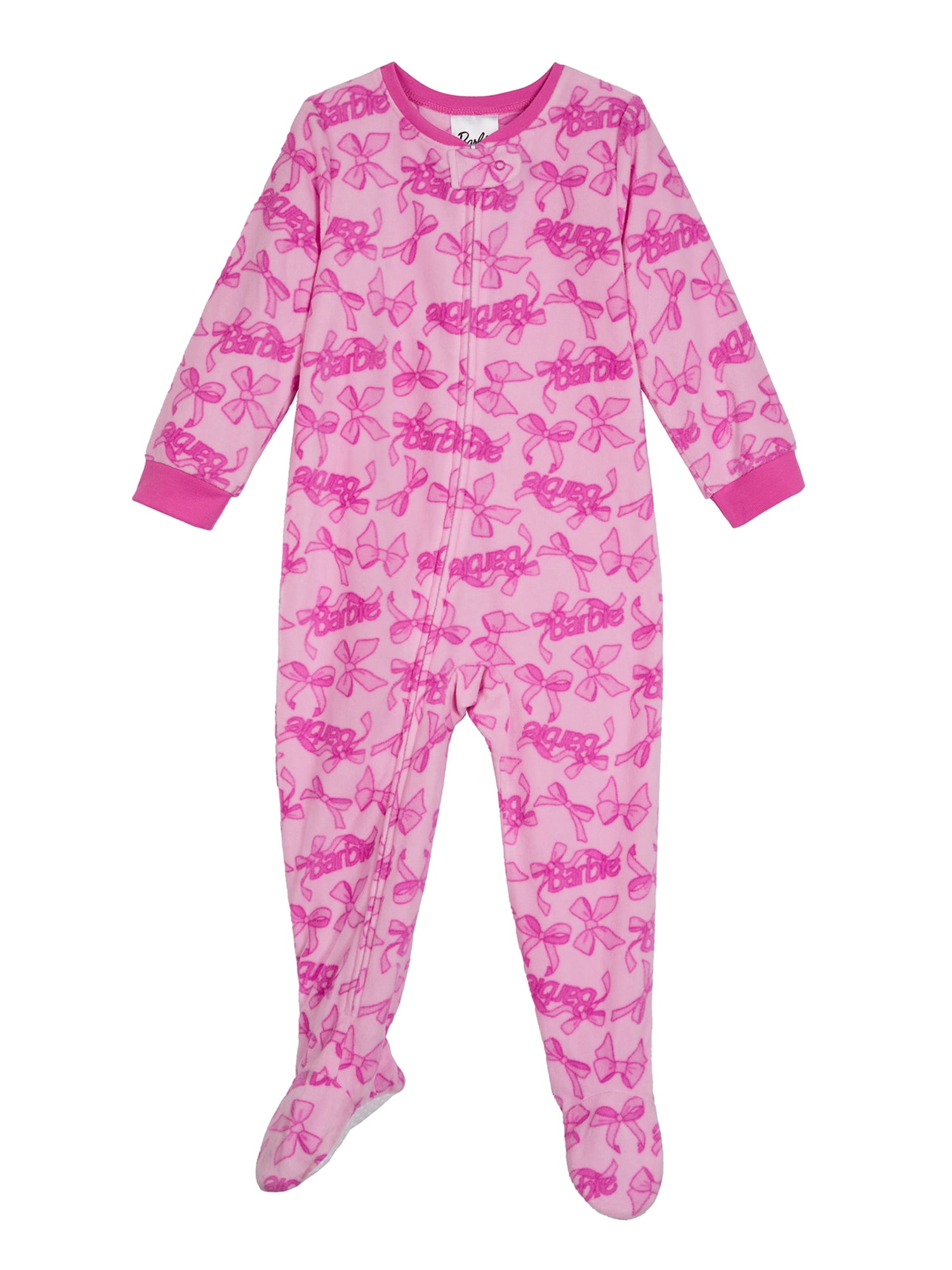Barbie Toddler One-Piece Footed Blanket Sleeper, Sizes 12M-5T