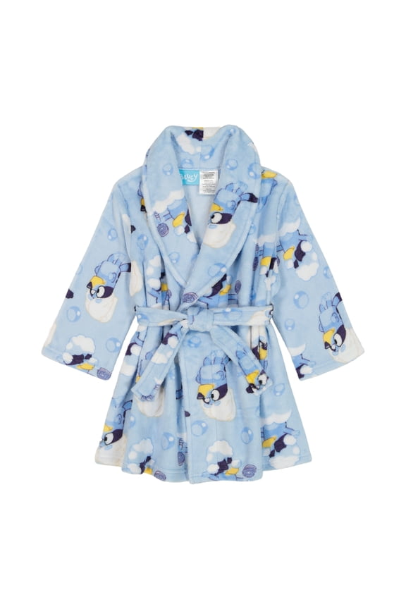 Bluey Toddler Boys Pajama Robe, Sizes 2T-5T