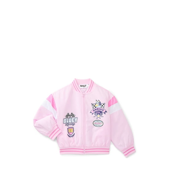 Bluey Girls Bomber Jacket, Sizes XS-L