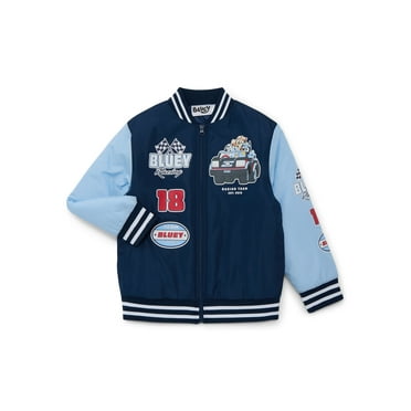 Bluey Boys Bomber Jacket, Sizes 4-12
