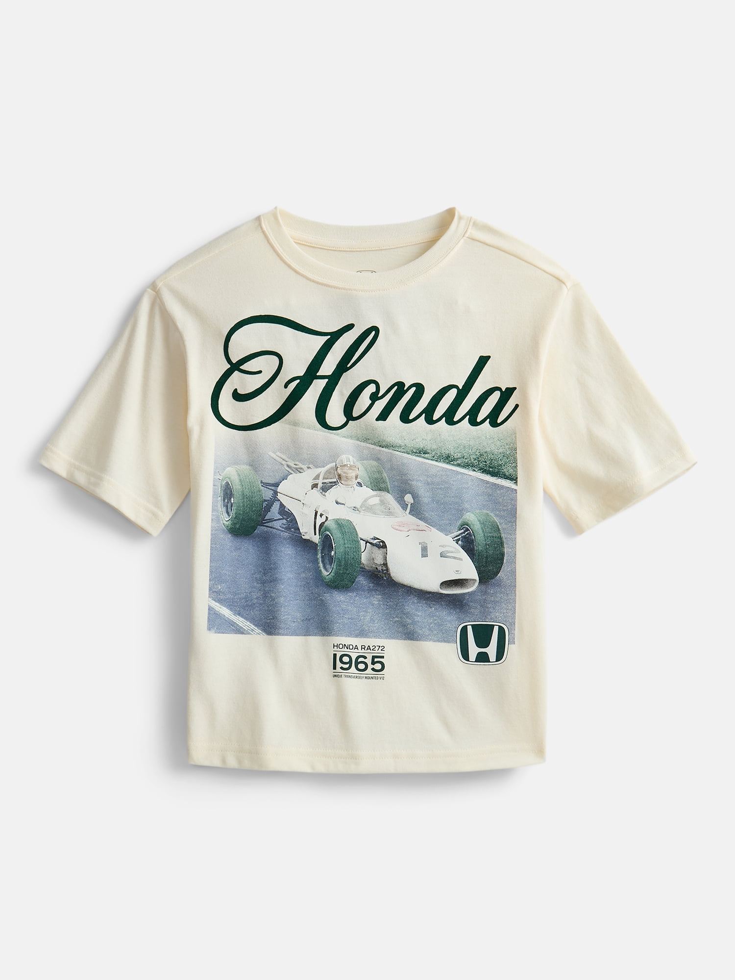 Honda 1965 Boys Retro Graphic Tee with Short Sleeves, Sizes 4-18
