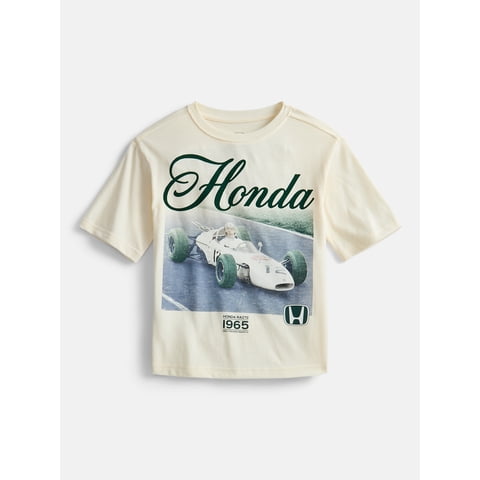 Honda 1965 Boys Retro Graphic Tee with Short Sleeves, Sizes 4-18