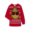 thumbnail image 1 of Dr Seuss Grinch Little Boys and Big Boys Holiday Sweater, Sizes 4-18, 1 of 1