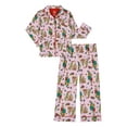 thumbnail image 1 of Grinch Girls Notch Collar Top and Sleep Pants Pajama Set, 2-Piece, Size L, 1 of 3