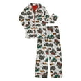 thumbnail image 1 of Hot Wheels Boys Notch Collar Top and Sleep Pants Pajama Set, 2-Piece, Sizes 4-12, 1 of 3