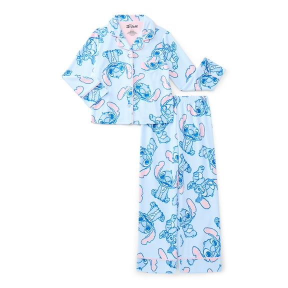 Lilo & Stitch Girls Coat and Pants Pajama Set, 2-Piece, Sizes 4-12