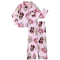 thumbnail image 1 of Disney Princess Girls Long Sleeve Coat and Pant 2-Piece Pajama Set, Size 4-12, 1 of 2