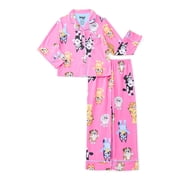Bluey Girls Coat and Pants Pajama Set, 2-Piece, Sizes 4-12