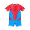 thumbnail image 1 of Character Toddler Boy Cosplay One-Piece Zip Swimsuit, Sizes 2T-5T, 1 of 3