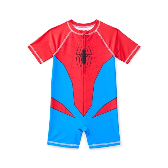 Character Toddler Boy Cosplay One-Piece Zip Swimsuit, Sizes 2T-5T