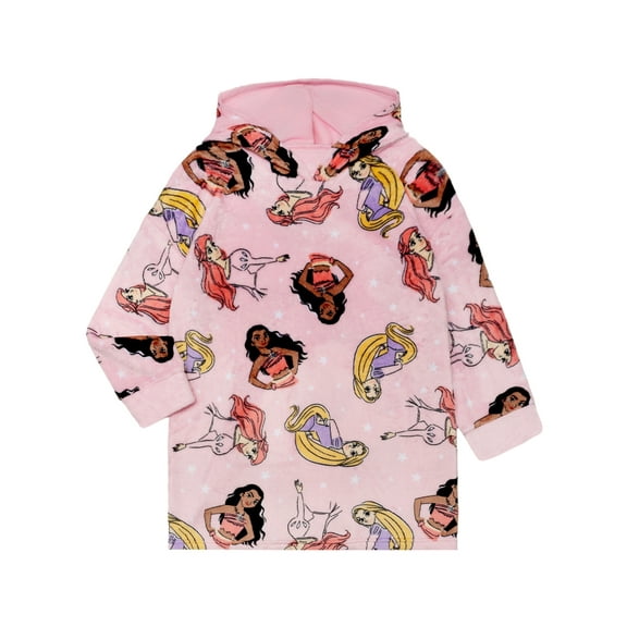 Disney Princess Girls Hooded Cozy Sleeper, Sizes S-XL