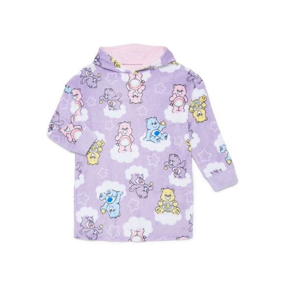 Care Bears Girls Hooded Cozy Sleeper, Sizes S-XL