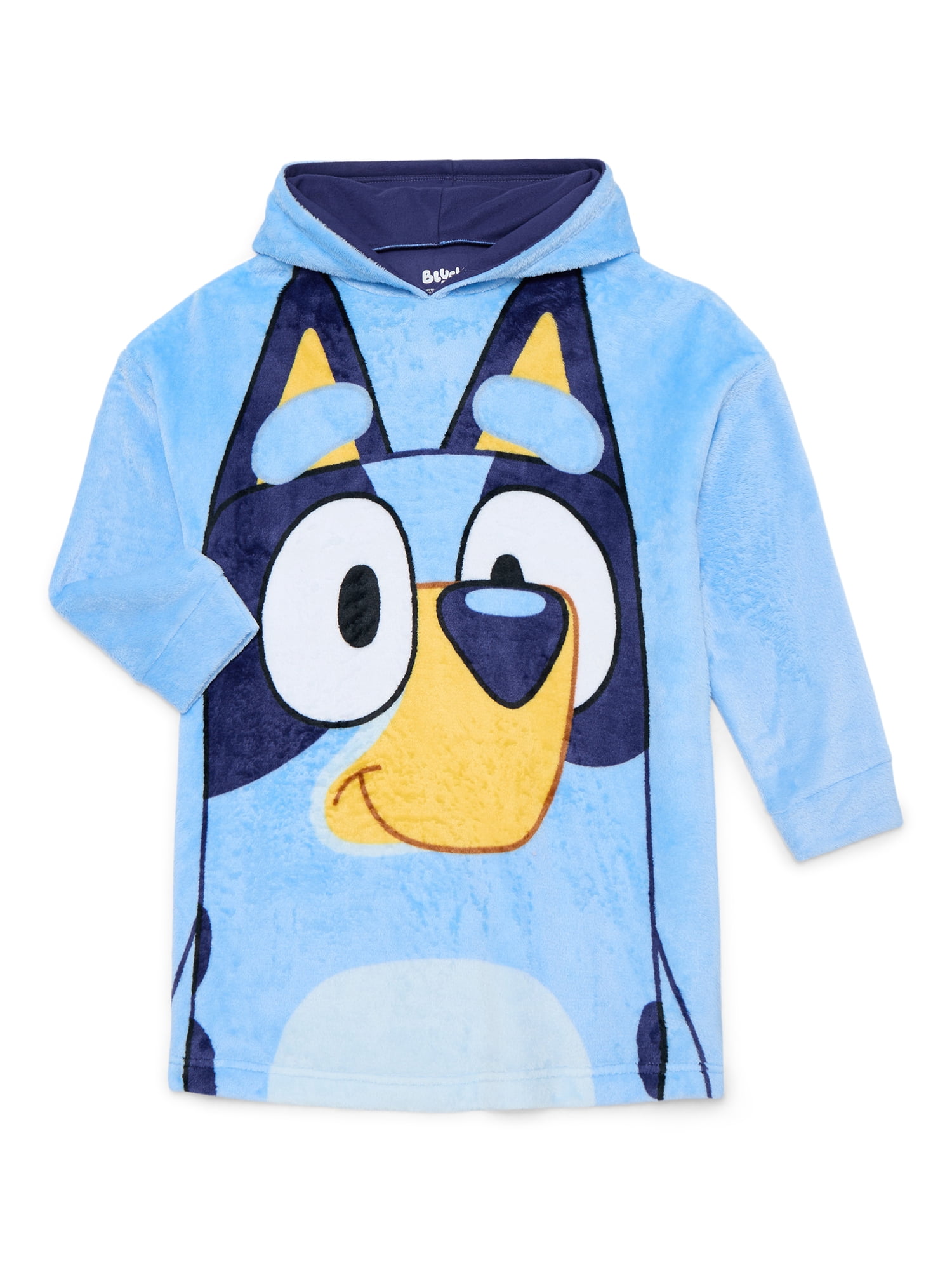 Bluey Girls Hooded Cozy Sleeper, Sizes S-XL