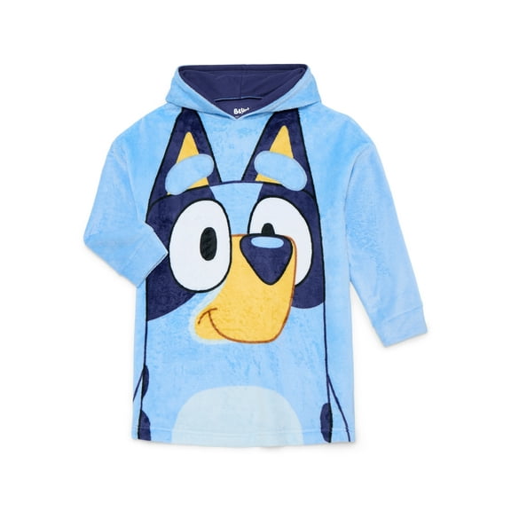 Bluey Girls Hooded Cozy Sleeper, Sizes S-XL