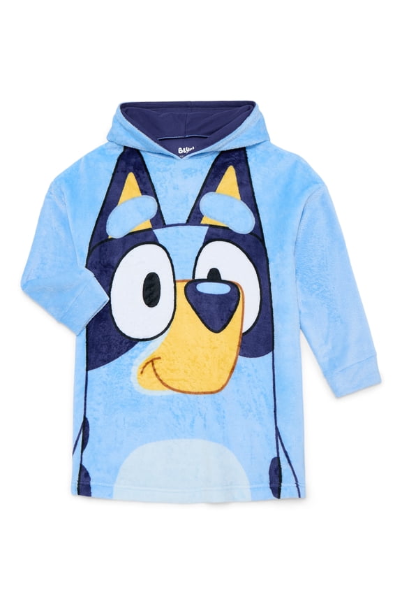 Bluey Girls Hooded Cozy Sleeper, Sizes S-XL