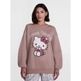 thumbnail image 1 of Hello Kitty Women's Graphic Sleep Top with Long Sleeves, Sizes XS-3XL, 1 of 5
