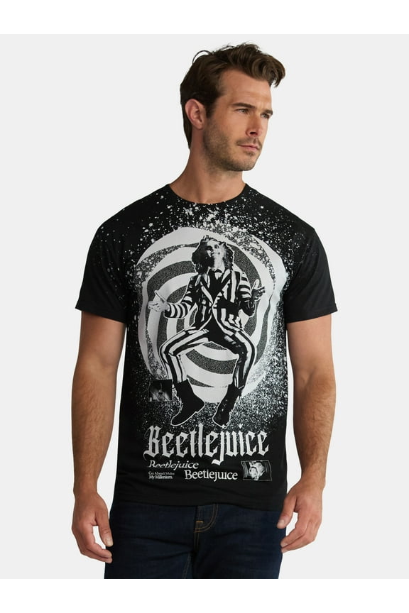 Men's and Big Men's Graphic Tee with Short Sleeves, Sizes XS-3XL