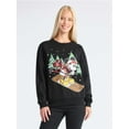 thumbnail image 1 of Disney Mickey Mouse Women's Christmas Sweatshirt with Long Sleeves, Sizes XXS-XXL, 1 of 5