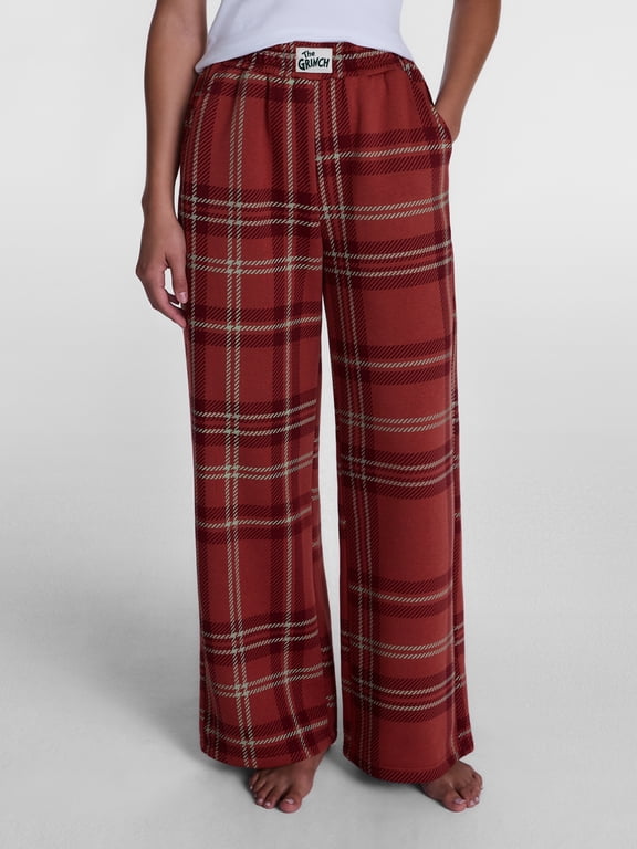 The Grinch Women's Plaid Sleep Pants, Sizes XS-3XL