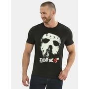 Friday The 13th Men's and Big Men's Halloween Graphic Tee, Sizes XS-3XL